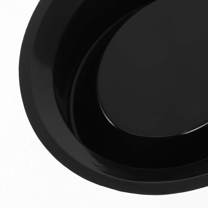 TEHAUX Silicone Shaving Cream Bowl with Beard Brush for Men, Portable Black Foam Lather Dish, Lightweight Travel Shave Soap Bowl for Home and Barber Use