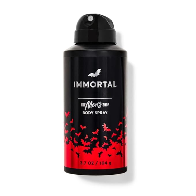 Bath & Body Immortal Men's Body Spray, 3.7 oz / 104 g (Packaging Label Artwork Styles May Vary)