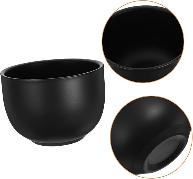 Shaving Bowl Matte Sandblasted Shaving Soap Container for Men Lightweight and Portable Shave Lather Mug