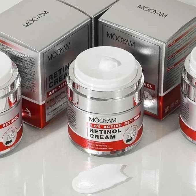 Retinol Anti Aging Face Moisturizer Creams for Face, Collagen Cream With Hyaluronic Acid, Face Lift Cream for Skin Tightening and Firming, Wrinkle Smoother for Women & Men
