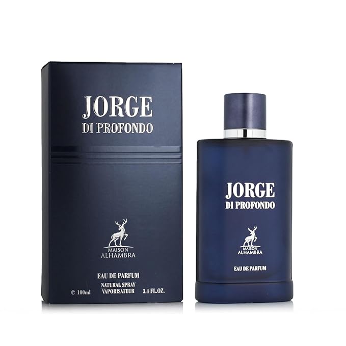 Maison Alhambra Jorge Di Profondo Eau de Parfum Spray for Men, 3.4 Ounce