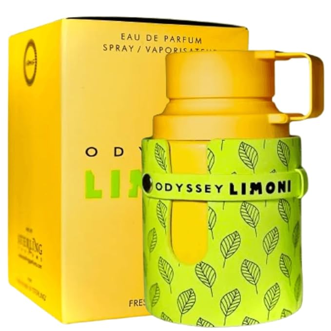 Armaf Odyssey Limoni Fresh for Unisex Eau De Parfum Spray, 3.4 Ounce