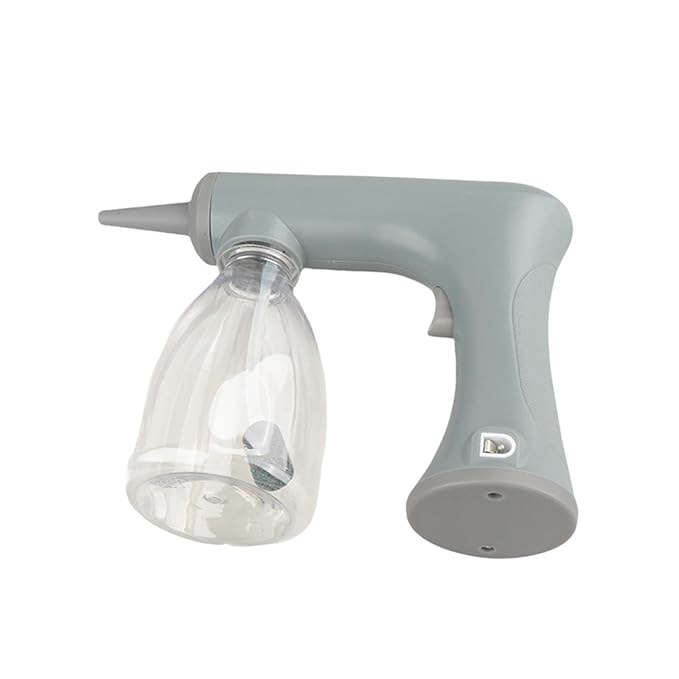 Foam Machine Professional Hot Lather Machine Cold and Hot Perm Convenient Reusable Lather Maker Charging for Salon Household, gray 300ml