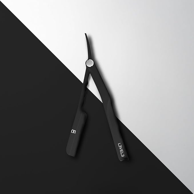 L3 Milly Razor - Fast and East to Assemble - Excellent Grip and Control - Straight Razor Holder- Level Three Razor Holder