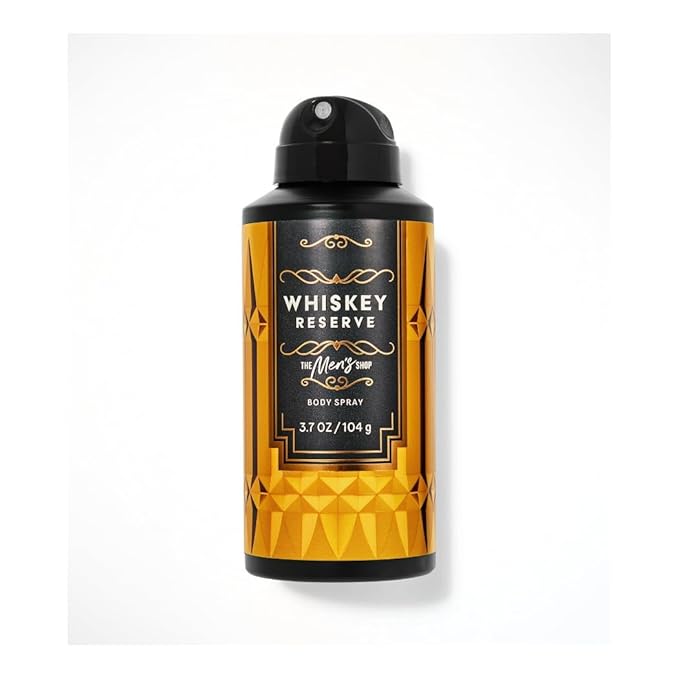 Bath and Body Works Whiskey Reserve Men's Deodorizing Spray 3.7 (Whiskey Reserve)