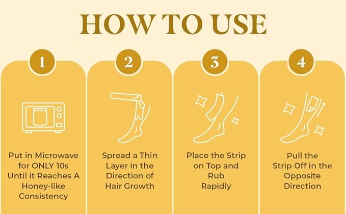 MOOM Organic Hair Removal Sugar Wax for Men with Aloe Vera & Chamomile – Soft Wax for Sensitive Skin & Men Hair - Perfect for Back, Chest, Eyebrow & Body - 6 oz