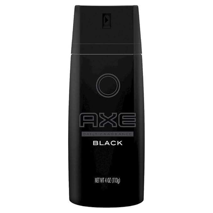 AXE Black Body Spray for Men 4 OZ