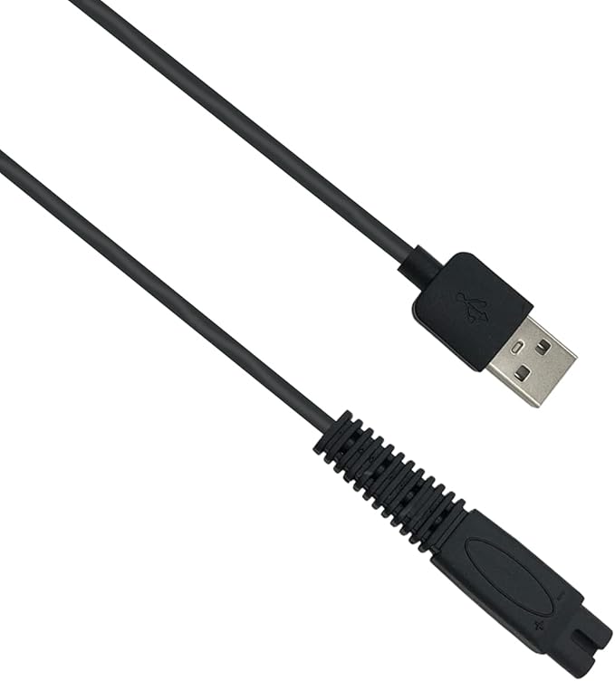 Charger Compatible for Freebird Head Sharver Shaving Kit Electric Razor, USB Charging Cord and Power Adapter, with Cleaning Brush