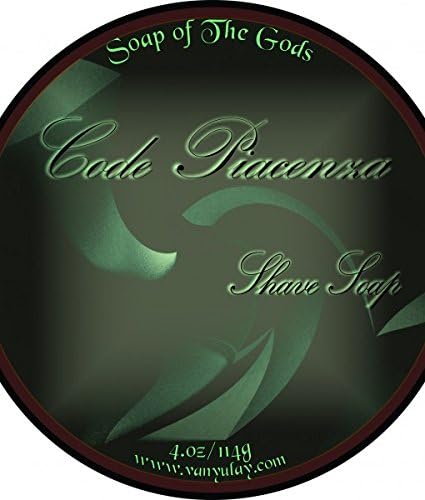Code Piacanza Natural Shaving Soap Nourishing with Jojoba Oil 4.0 oz