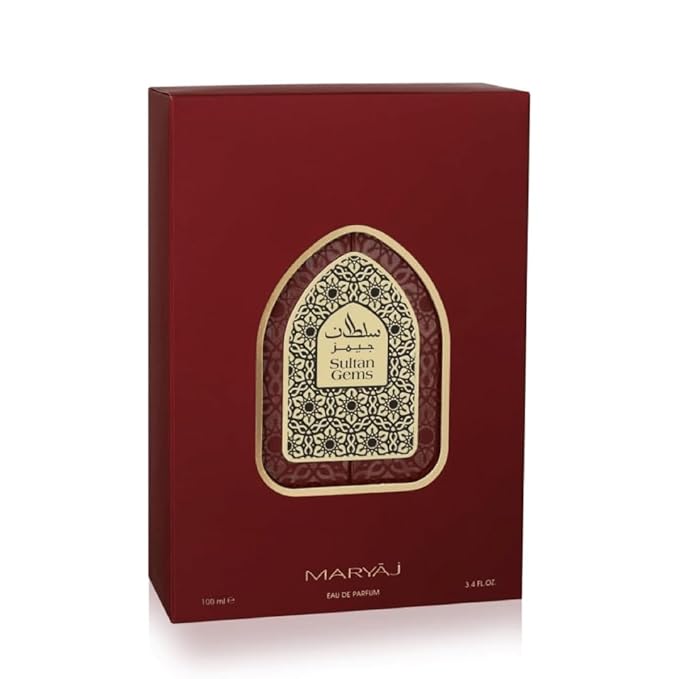 Maryaj Sultan - Gems - Long Lasting Perfume for Men and Women - Cologne for Men and Women - Cinnamon, Vanilla Fragrances - Eau de Parfum - 3.4 oz.