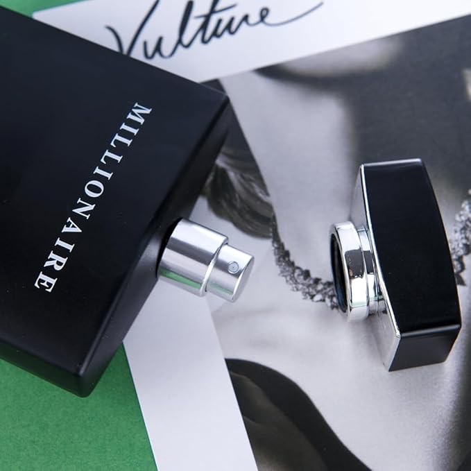 PERFUME&BEAUTY New Perfume Eau de Parfume for Men, 3.4 oz Spray Parfume for Men 100 ML- Black Millionaire