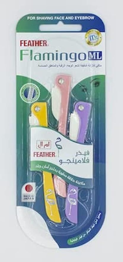 Feather Flamingo Eyebrow Shaver 3pcs (ML)