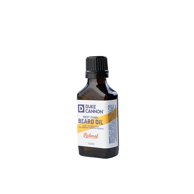 Duke Cannon Beard Oil for Men – 1oz | Beard Care & Grooming | Softens, Conditions & Promotes Healthy Beard