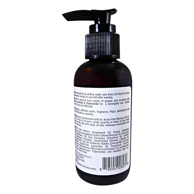 Waxness Dr. Bump Natural Pre-Post Waxing Kit with Lotion and Hydrophilic Concentrated Non-Clogging Oil