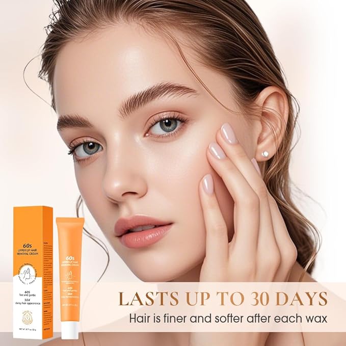 Hair Removal Cream for Women,2025 New Gentle Facial Hair Removal Cream With Scraper, Painless Hairs Removers for Body Face Lips (2)