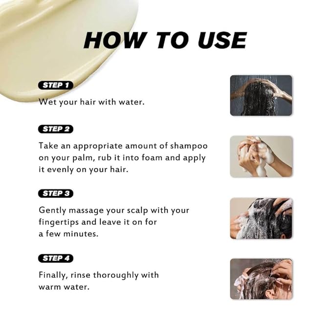 2PCS Organic Rosemary Shampoo for Hair Growth Natural Thickening & Strengthening Shampoo with Hydrolyzed Keratin Hair Care 200ml