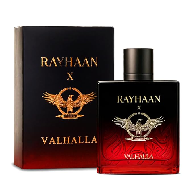 Rayhaan Valhalla – Fruity, Gourmand, Woody, Ambery – Eau de Parfum Spray Long-Lasting Fragrance for Unisex, 3.4 Ounce / 100 ml