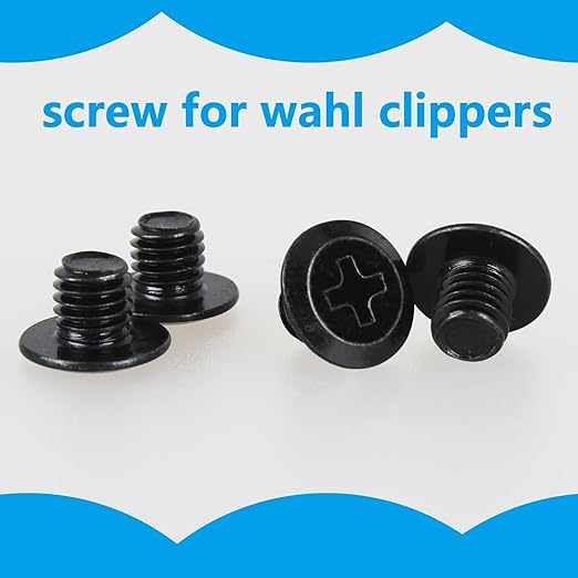 M5 Phillips Chamfering Screws fit Wahl Electric Hair Clipper Blade Screws 808 Blade Accessories Hair Cutter for Wahl 8148 Electric Hair Clipper Head (4 Pcs Black)