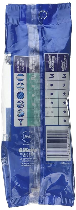 Gillette Mens Sensor 2 Plus Disposable 10 Count (2 Pack)