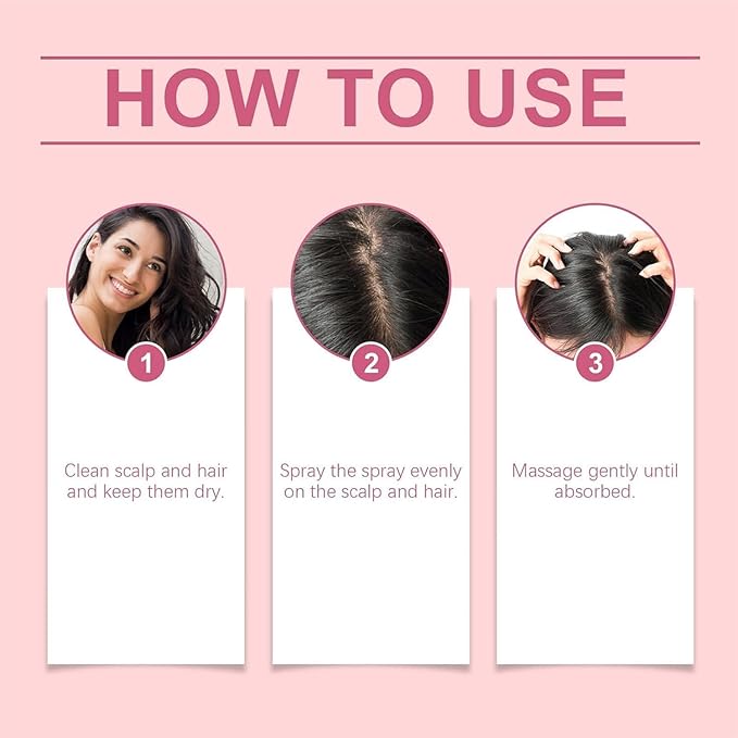 Hair Conditioner Spray, Hair Growth Spray, Anti Detachment Nurturing Hair Liquid for Hair and Beard (2 Pcs)