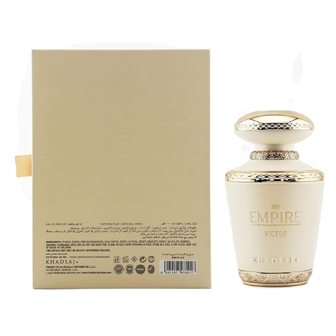 Khadlaj Empire Victor Eau de Parfum Spray for Unisex, 3.4 Ounce