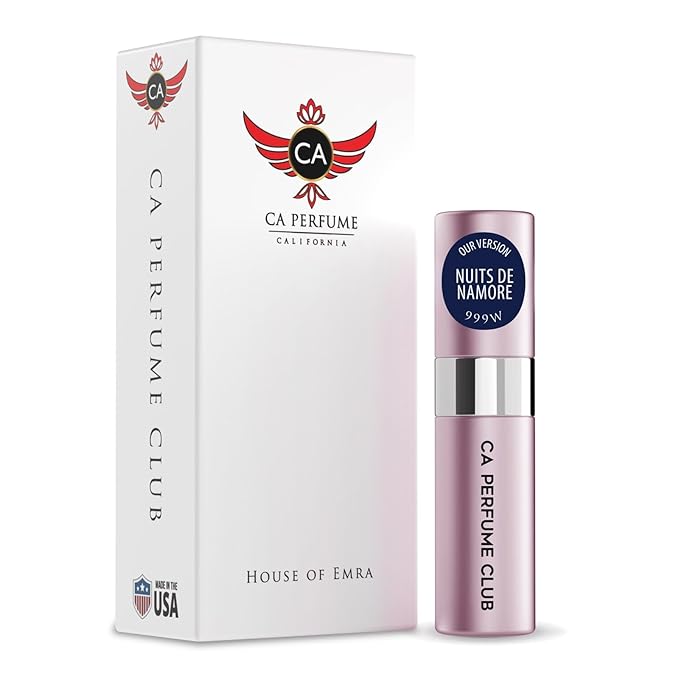 CA Perfume Impression of Nuits De Namore for Women Eau De Parfum Spray Long Lasting Floral Woody Musk Perfume (0.27 Fl Oz / 8ml)