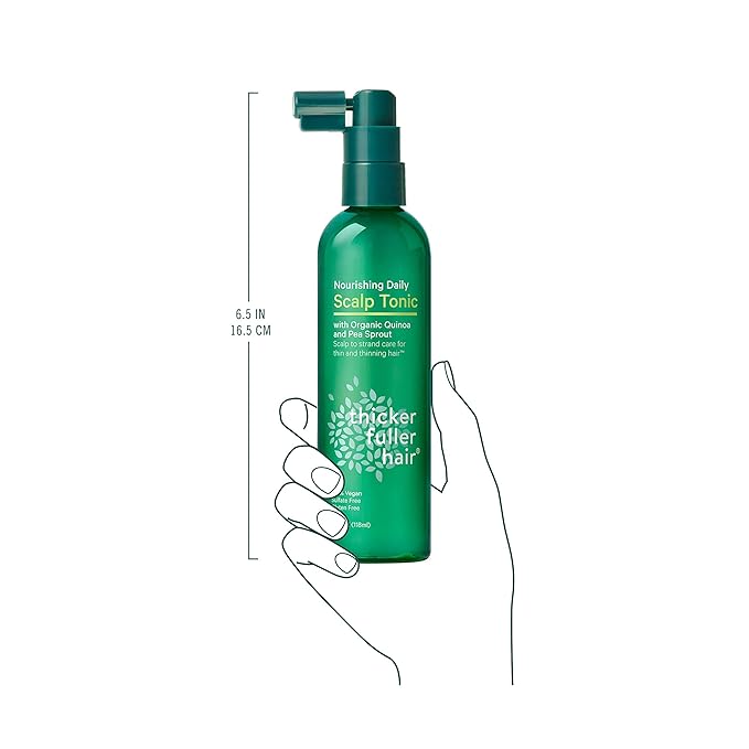Nourishing Daily Scalp Tonic, Green, 4 Fl Oz (Tónico)