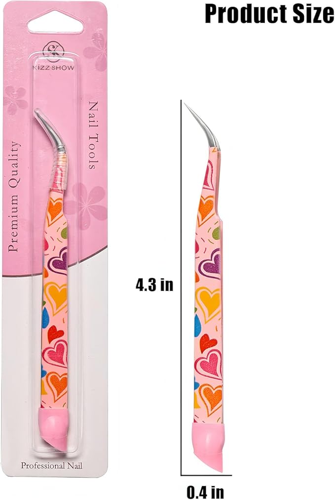 Lash Tweezers for Eyelash Extensions, Stainless Steel Eyelash Extension Tweezers for Volume, Facial Hair, Eyebrow, Hair Removal, Crafting Making