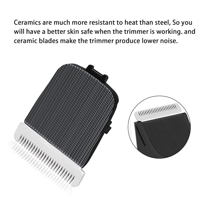 Replacement Blade for Manscaped Lawn Mower Electric Groin Hair Trimmer Blade, Hygienic Snap-In Replacement Clipper Blades,2Pack