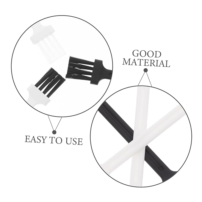 Outanaya 60pcs Electric Shaver Cleaning Brush Static Multipurpose Brushes for Keyboards Laptops and Electronics Ergonomic Design for Easy Dust Removal and Beard Cleaning