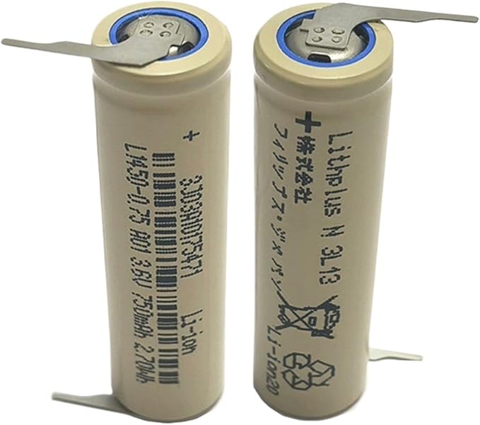 Battery .Compatible With Philips HX6530 HX6511 HX6320 HX6330 HX6720 HX6710 HX6760 HX6340 HX9340 HX9360 HX9370 HX65 HX67 HX938B HX939B/P/V/W(1pcs 14500CY)