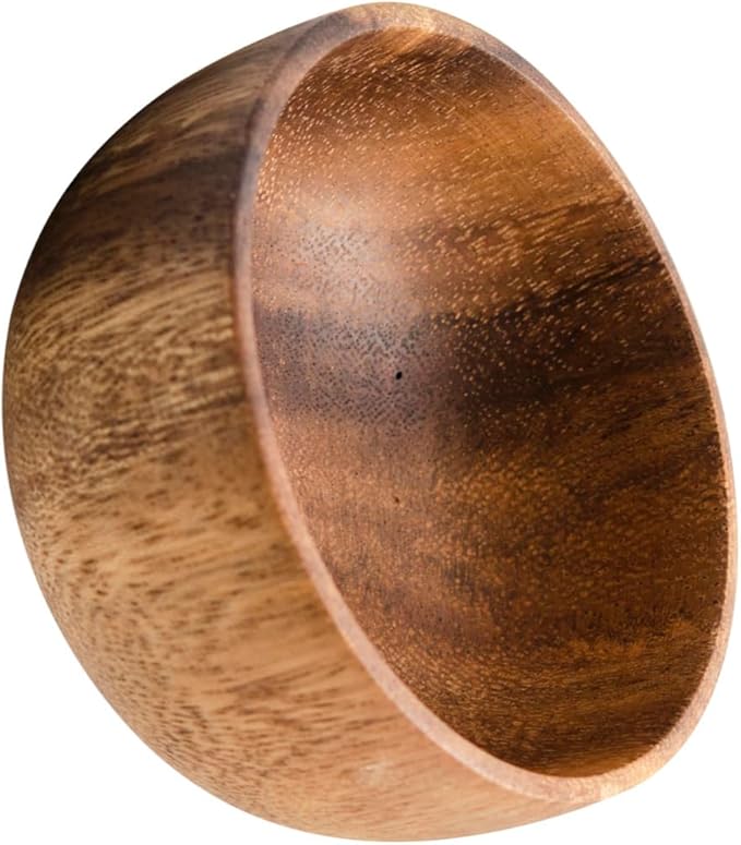 Wooden Shaving Bowl, Shaving Soap & Cream Bowl for Men Classic Style Easy to Lather Fits Wet Shaving (3#)