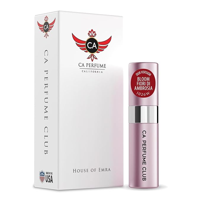 CA Perfume Impression of Bloom Fiori Di Ambrosia for Women Eau De Parfum Spray Long Lasting Oriental Floral Perfume (0.27 Fl Oz / 8ml)