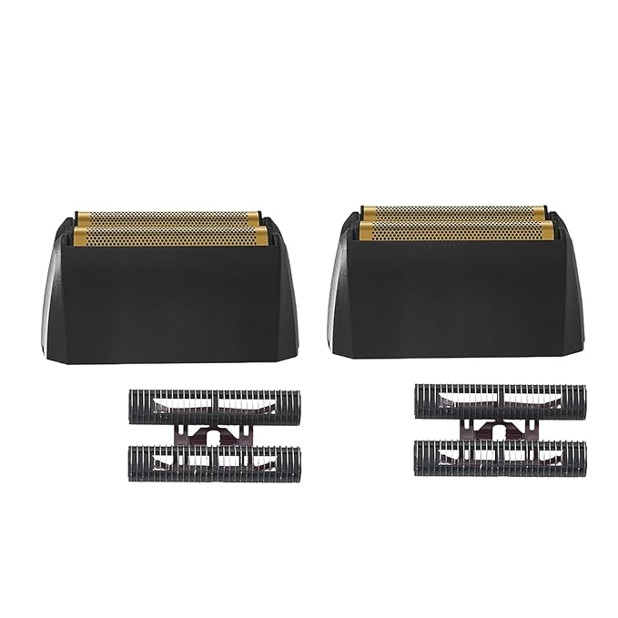 2-Pack Professional Replacement Foil & Cutter Bar for Wahl Shaver – Compatible with 7031-100 & 7043-100 Models, Super Close Shave, Black (5 Star Series Finale)
