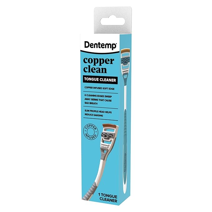 Dentemp Copper Clean Tongue Cleaner (2 Count)