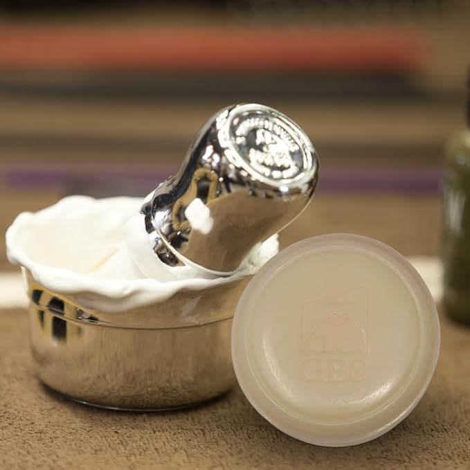 G.B.S 97% All Natural Shave Soap Set for Men, Ocean Driftwood Limited Edition Shaving Soap