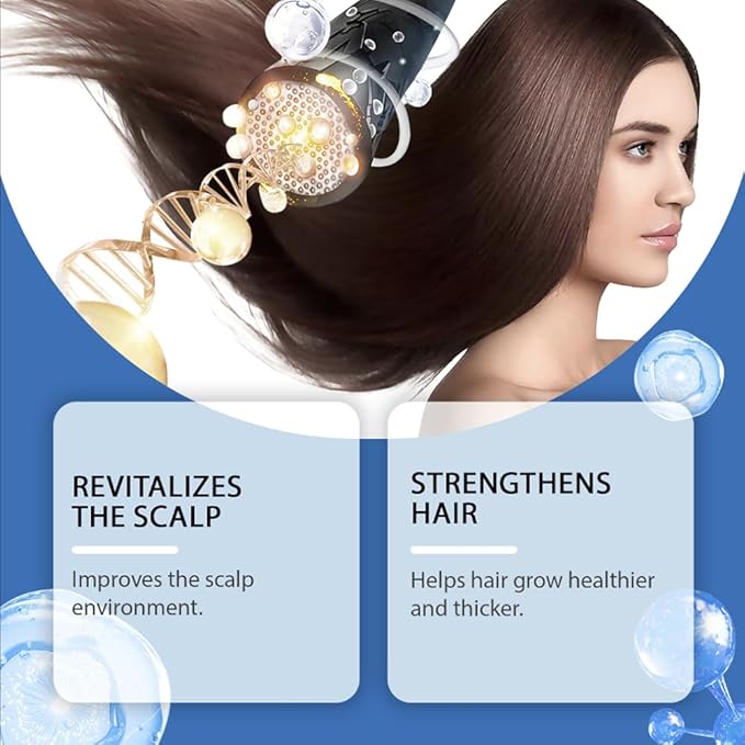 Hair Care Serum Roll On, Nourishing Scalp & Hair Treatment for Growth, Leave-In Rollerball Essence for Dry, Damaged Hairs 10ML (3pcs)