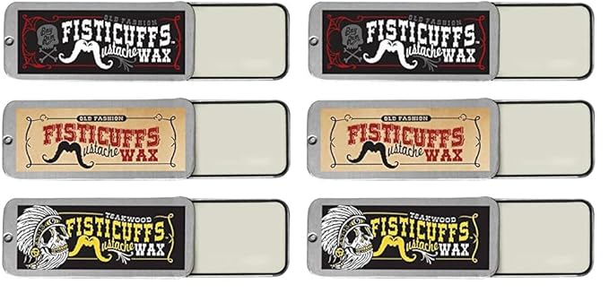 Grave Before Shave Fisticuffs Mustache Wax 6 Pack