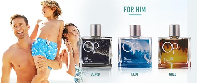 Ocean Pacific Blue for Him Eau De Toilette Spray, 3.4 Oz