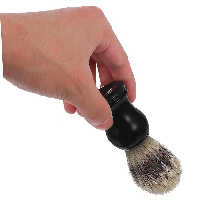 Traditional Shaving Brush Badger Hair Beard Shaving Tool Brush Beard Hair Cleaner