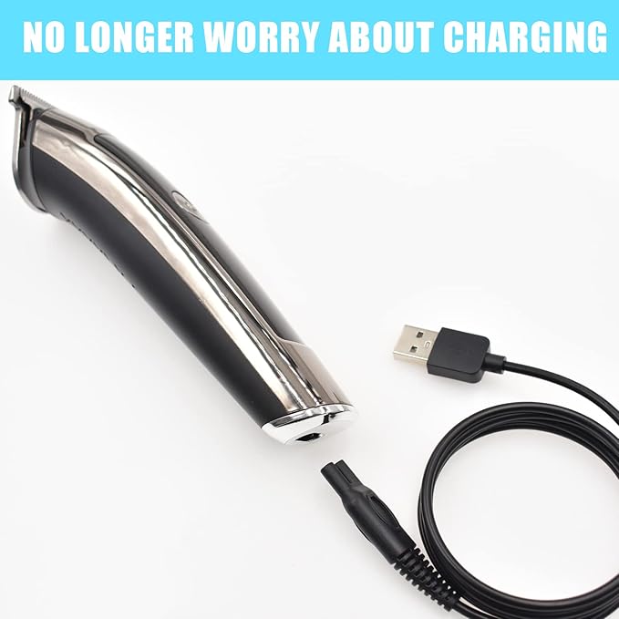 Charger Cable Compatible with Ufree/Brightup/VIKICON Beard Trimmer All-in-one Multifunctional Grooming kit Hair Clippers USB Cable