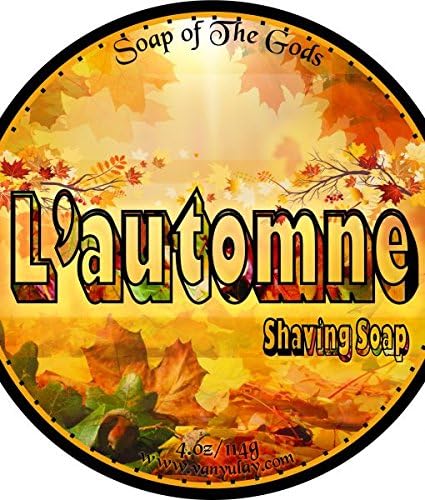 L'automne - Moisturizing and Nourishing All Natural Shave Soap for Men and Women.