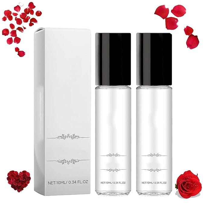 Alloura Rebel Pheromone Cologne for Men - Long Lasting Fragrance(0.34Fl.Oz*2PCS)