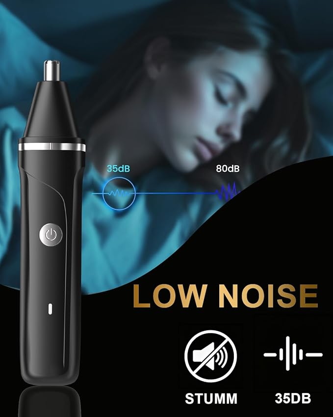 Beard Trimmer for Men,Manscape 3-in-1 Electric Razor Groin Groomer,IPX7 Waterproof Wet/Dry,Versatile Body Hair Trimmer for Ball/Beard/Nose,USB Rechargeable & Nose/Shaves Head,Silver