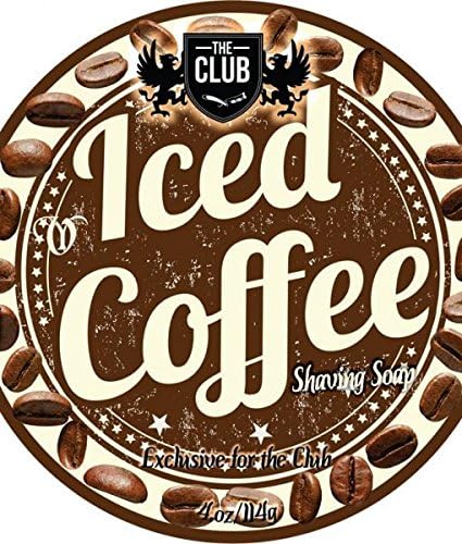 Iced Coffee - Shaving Soap with Coconut Oil and Shea Butter All Natural Skin Food. Nourishing and Moisturizing for Men and Women.