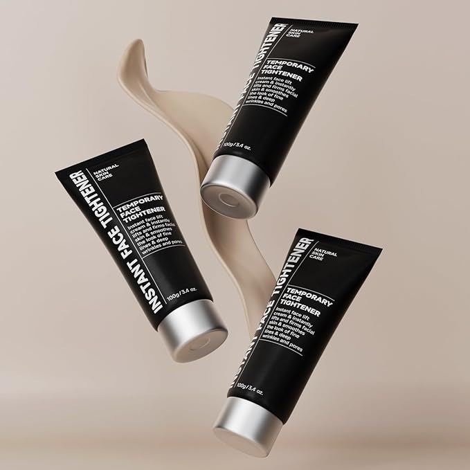 Face Tightener, Instant Face Lift Cream, Temporary Instant Wrinkle Filler for Skin Tightening and Lifting Cream Daily Moisturizer for Women Men,3.4 Ounce (Pack of 1)