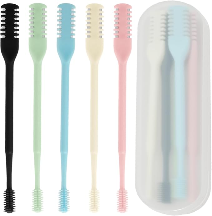 10Pcs Manual Nose Hair Trimmer, Double-Head Nasal Hair Cutter with Cleaning Brush, Nose Hair Trimmer for Men & Women, Daily Cleaning Grooming Tool
