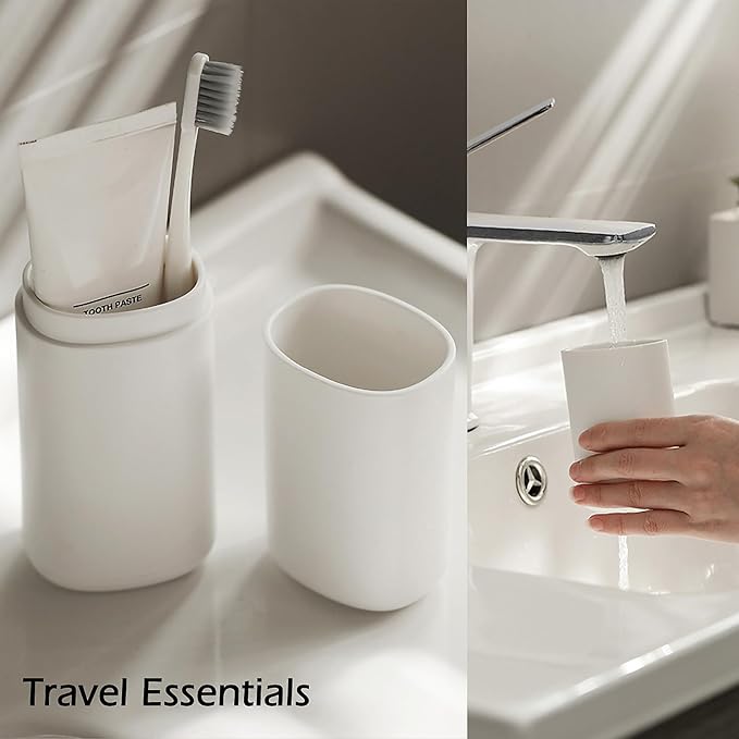 Travel Toothbrush Holder, Toothbrush Travel Case, Multifunctional Dustproof Toothbrush Cover, Portable Toothbrush Case Suitable for Business Camping Travel or Daily Use (1Pack)