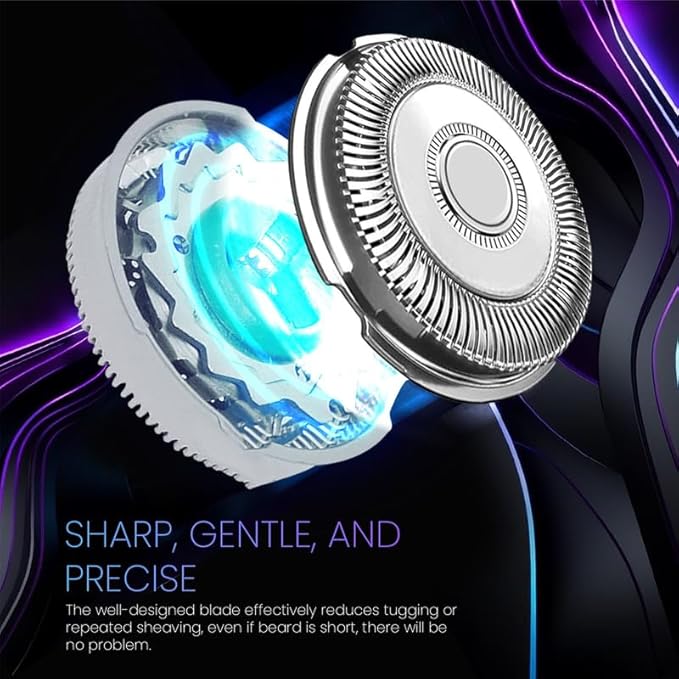 SH70 Replacement Heads Compatible with Philips Norelco Series 7000, New Upgraded Blades Fits for Norelco 7000 Replacement Heads, 9-pc Pack