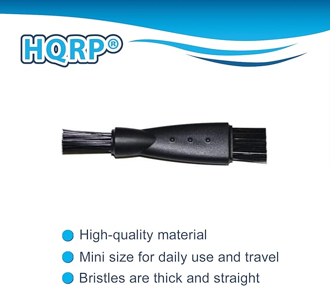 HQRP 3-pack Cleaning Brush Compatible with Philips Norelco QG3385 XA525 YS524 AT895 PT724 AT790 AT810 AT815 1190XD AT895 1255X HQ6710 HQ6725 HQ6730 RQ1062 HQ817 Electric Shaver, Trimmer